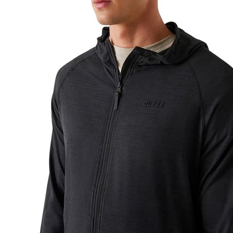 Mikiny Guess soot black melange &mdash; fot 3