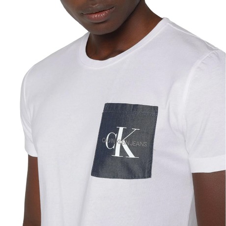 CALVIN KLEIN JEANS ZM0ZM01354 - WHITE - TRIČKO - Image 2